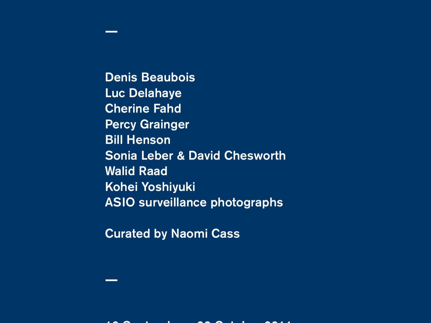 In camera and in public